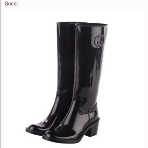 Gucci rain boots size 35